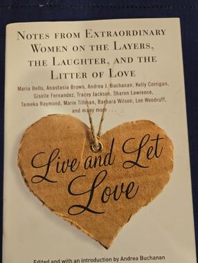 Live and Let Love Hardcover Book - Heart Cover